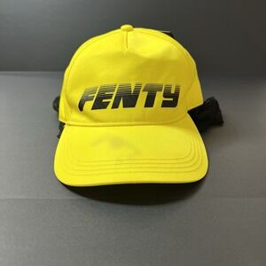 Fenty x Puma Yellow Cap With Net By Rhianna Unisex Fashion Fishing Outdoors NWT